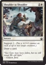 Shoulder to Shoulder Light Play, English Magic the Gathering MTG Battlebond
