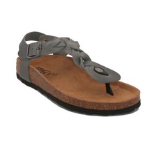 Oxygen Leather Footbed Sandal HERA BLUE size 6-8 ( 39-42 ) RRP £49.00