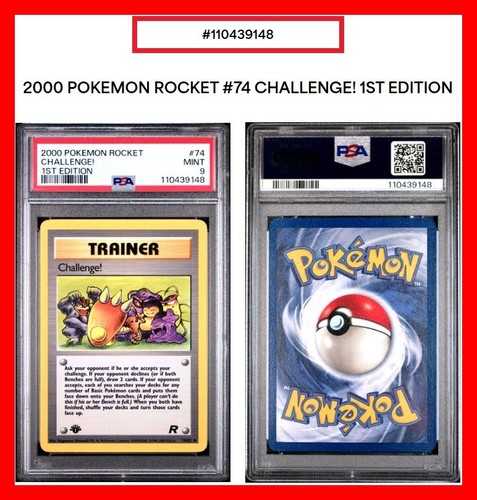 Challenge! (1st Edition) graded PSA 9 for sale on eBay