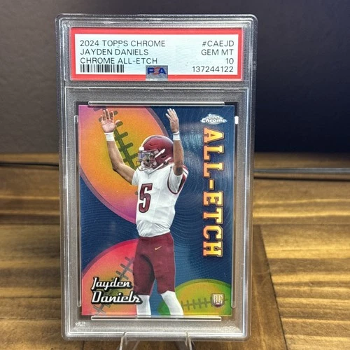 2024 Topps Chrome - All-Etch Jayden Daniels #CAE-JD (RC) PSA 10