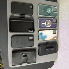 Lot of 6 Smart Phone Cases  & 3 Clip Holders