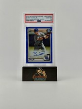 2020 Bowman Chrome Bobby Witt Jr Sapphire Edition Auto BLUE 🔥 PSA 10 🔥