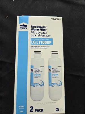 = Project Source Refrigerator Water Filter 2 PK Model L-5-2 LG LT1000P NEW