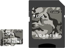Hunting Essentials 32GB Micro SD Card for Trail Cameras, Class 10 Camouflage 
