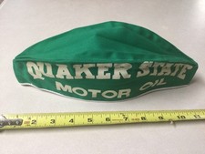 NOS Vintage Quaker State Motor Oil Mechanics Hat Made In USA Crisp & Sharp