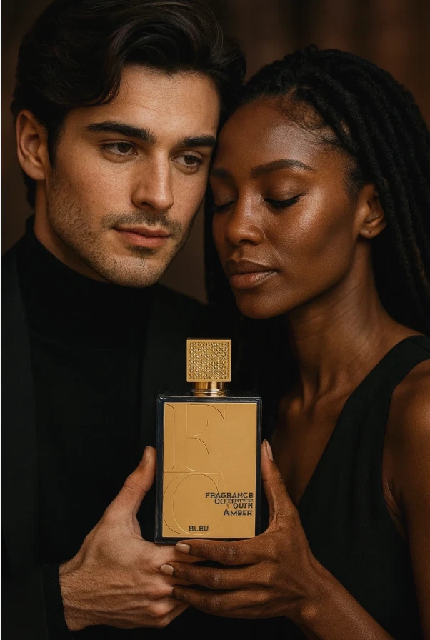 Fragancia Couture Oud Bleu 3,4 OZ Eau de Parfum - Aroma de Lujo de Larga Duración - Us Foto 4 de 4