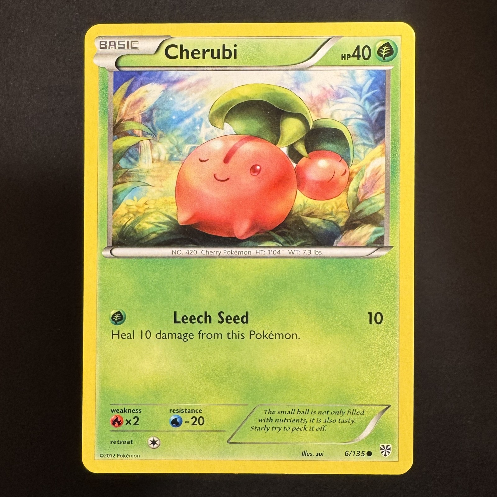 Cherubi - 6/135 - Plasma Storm - Pokemon - Common - Played