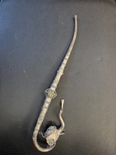 Antica pipa da oppio Tailandia in lega argento