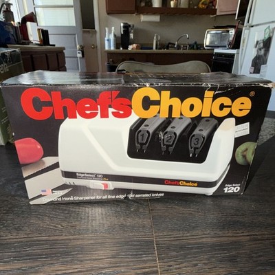 Chef'sChoice EdgeSelect 120 包丁研ぎ器 Chef'sChoice EdgeSelect 120 Electric Knife Sharpener White Multi