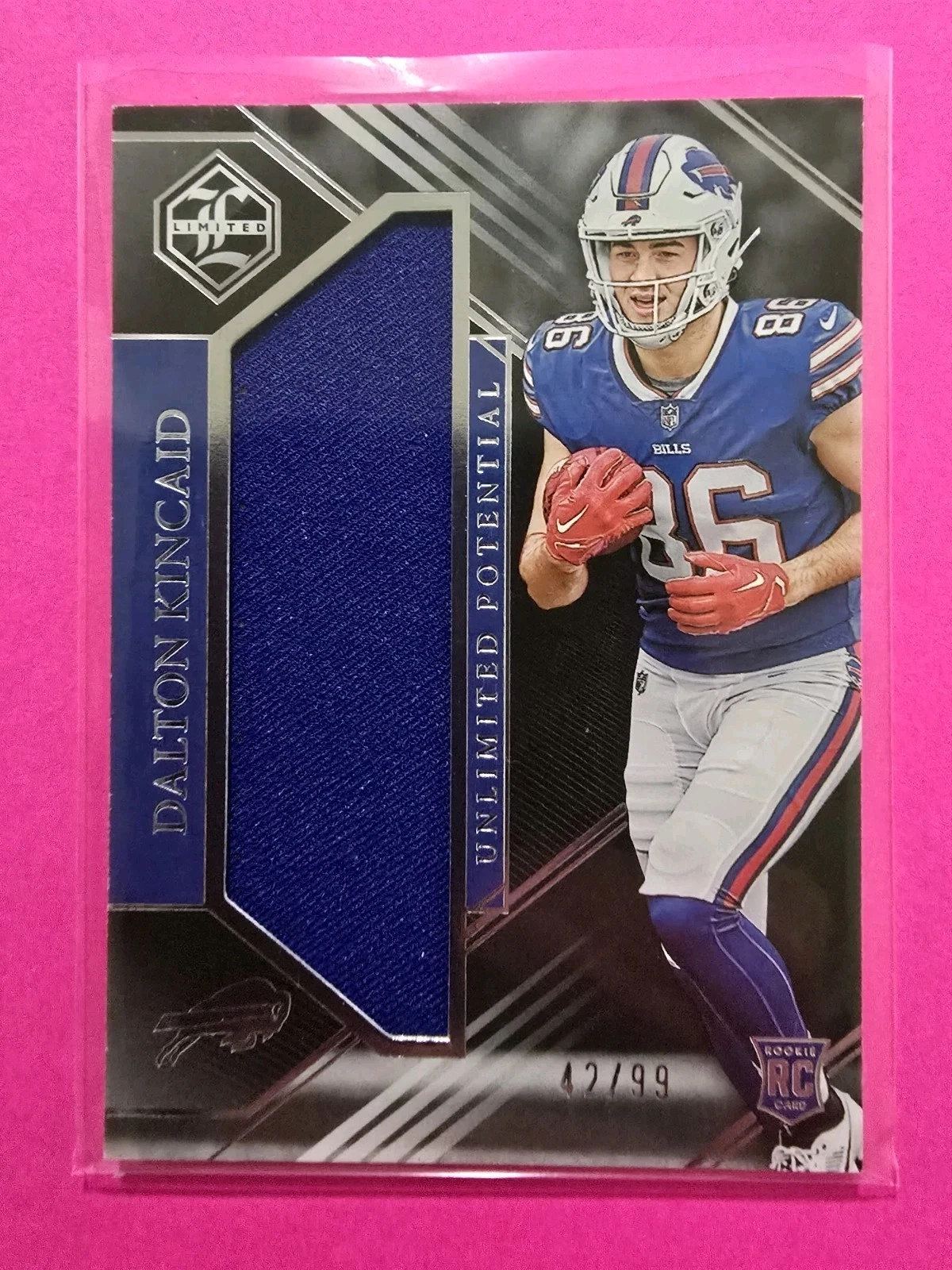 Dalton Kincaid Panini Limited Unlimited Potential Relics #LPDC Gold Spotlight