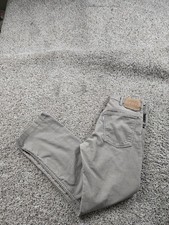Vintage Levi's 517 Jeans Mens 31x28 Brown Corduroy Bootcut White Tab 80s READ