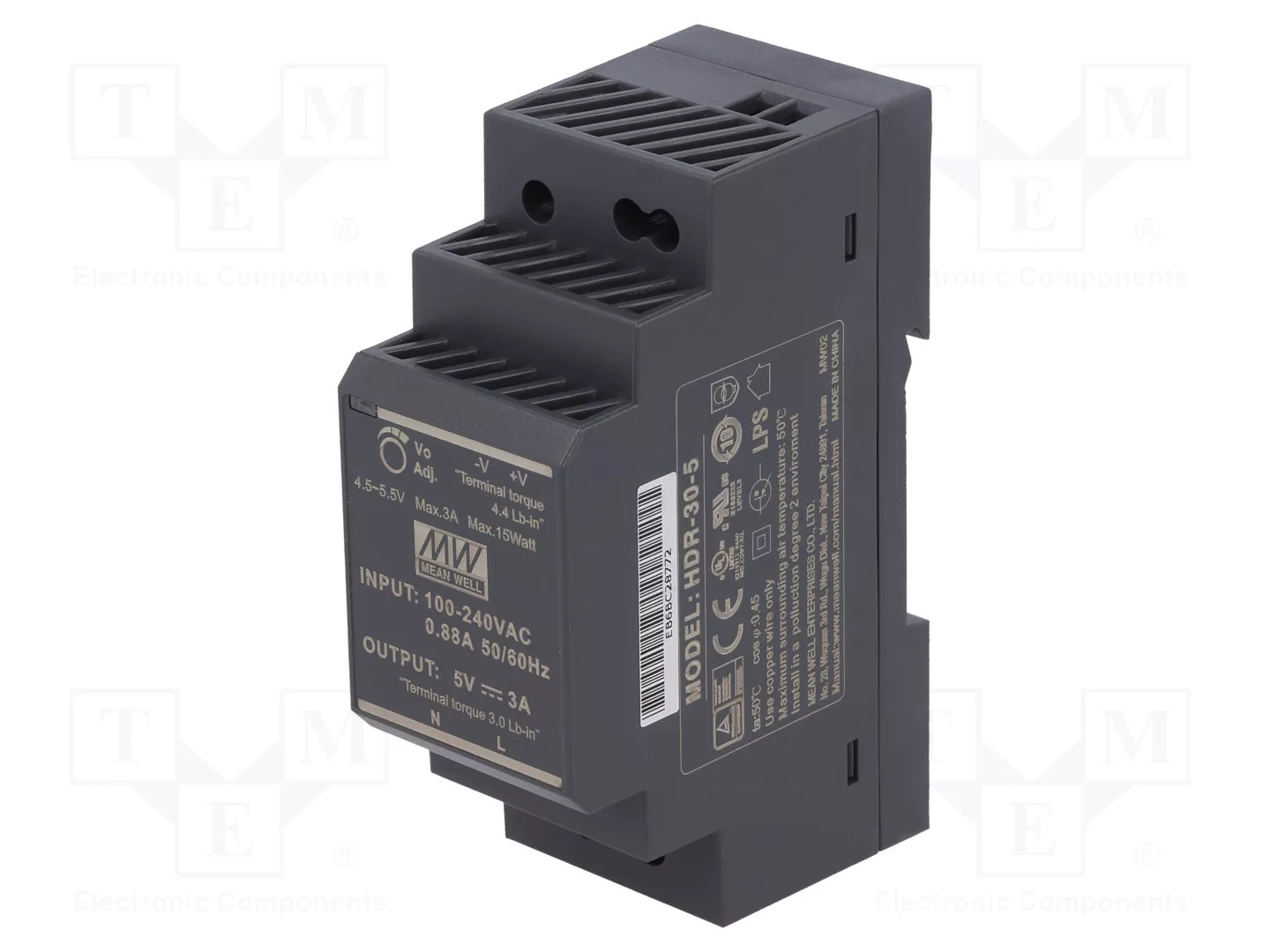 MEAN WELL HDR-30-5 Power supply