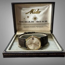 Vintage 1967 Mido Ocean Star Watch With Origi...