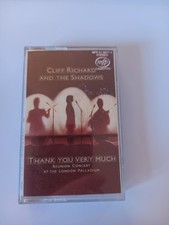 CLIFF RICHARD  THE SHADOWS Thank You Very Much LIVE Palladium 1978 UK Cassette