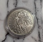 2015 FREEDOM LIBERTY 1 OZ 999 FINE SILVER SHIELD ROUND IN CAPSULE