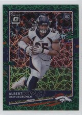 2020 Panini Donruss Optic Rookies Green Velocity Prizm Albert Okwuegbunam 12yh