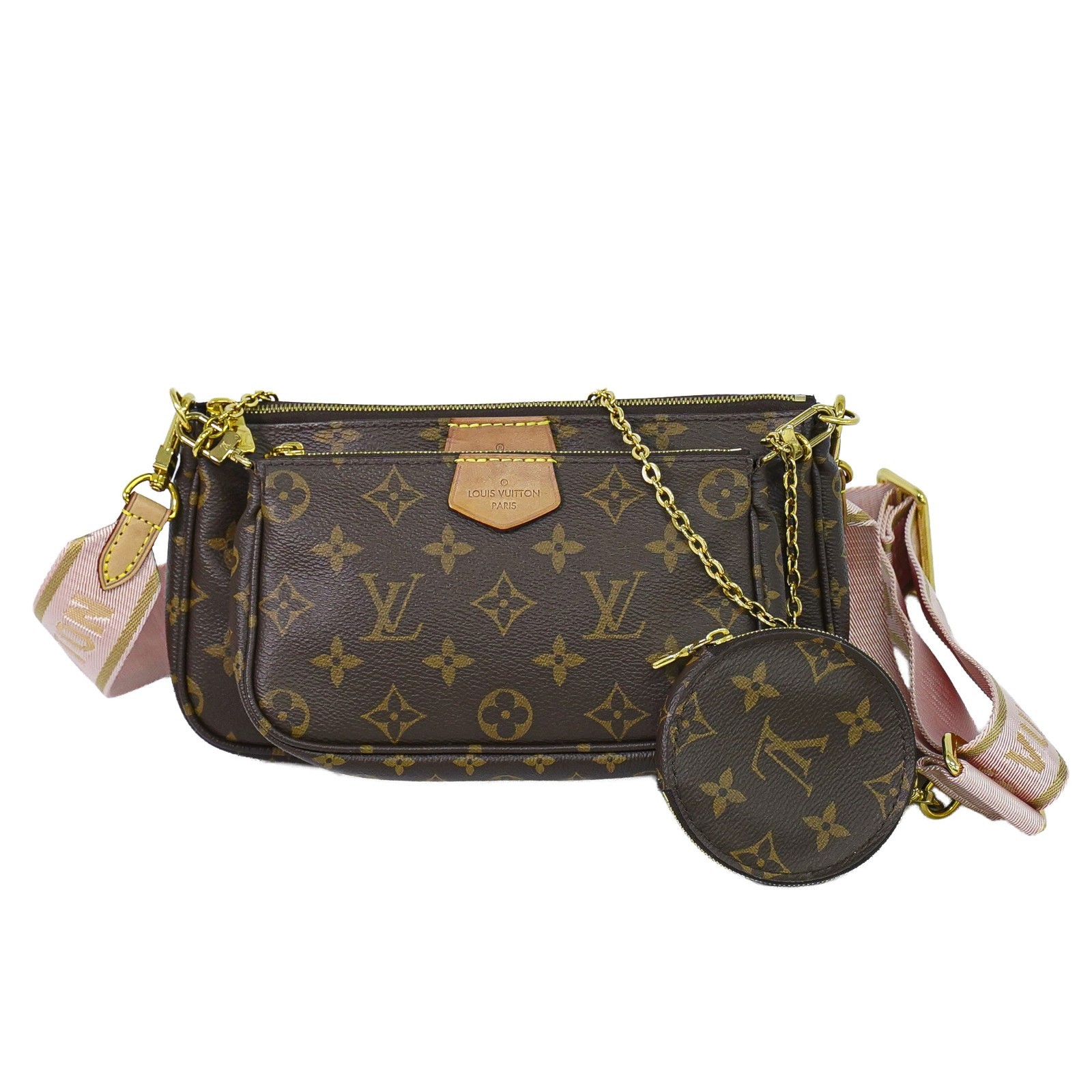 Louis Vuitton Multi Pochette Accessoires M44840 Monogram Canvas Shoulder Bag