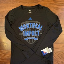Adidas Youth Montreal Impact MLS long-sleeve t-shirt Size M NWT