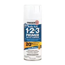 Zinsser 02008 General Purpose Spray Primer, White, Flat, Solvent, 13 Oz.