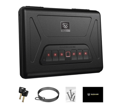 Vaultek Barikade Precision Built Biometric Compact  Tamper Detection Free Ship..