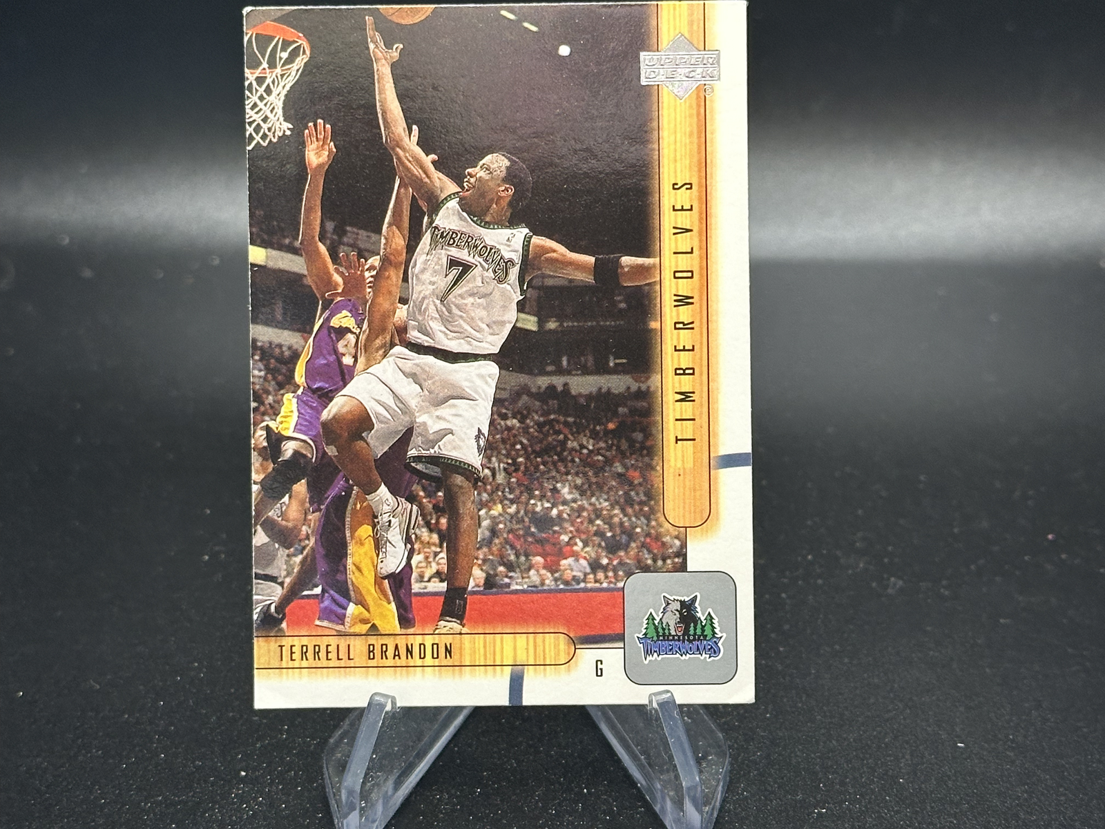 Terrell Brandon - 2000-01 Minnesota Timberwolves - Card 100 2001 Upper Deck