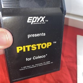 PIT STOP - Coleco Vision, 1983  ColecoVision CIB Complete in Box EPYX Free Ship!
