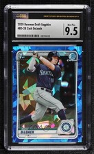 2020 Bowman Chrome Draft Sapphire Edition Zach DeLoach CSG 9.5 Mint Plus 0c6