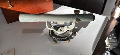 This is a Sears antique surveying level with Pristine original Box