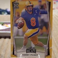 Leaf 2022 Draft Kenny Pickett #B-7 Pitt Panthers Rookie Football Card. rookie card picture