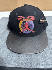 VTG Nike Air Michael Jordan 23 Jungle Jump Man Snapback Hat Cap Wool Leather