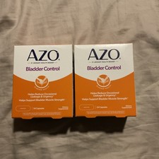 AZO Bladder Control With Go-Less 2 Bottles 72 ct each Exp 02/2027 Free Shipping