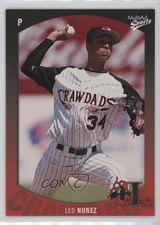 2003 MultiAd Sports Hickory Crawdads Juan Carlos Oviedo Leo Nunez #23 0kz8