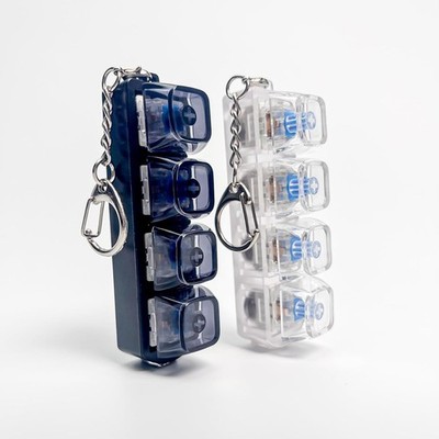 Keyboard Fidget Toy for Adults Fidget Clicker Decompression Fidget Keychain Stre