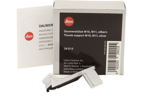 Leica M10 Thumb Support Silver MFR 24015 50161 G2U
