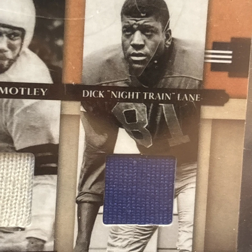 2008 Donruss Classics Chuck Bednarik, Dick Lane, Marion Motley Jerseys /250 - Image 4 of 4