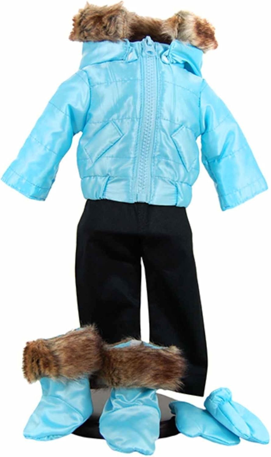 The Queen's Treasures 15 Inch Baby Clothes Blue Snow Suit Fi
