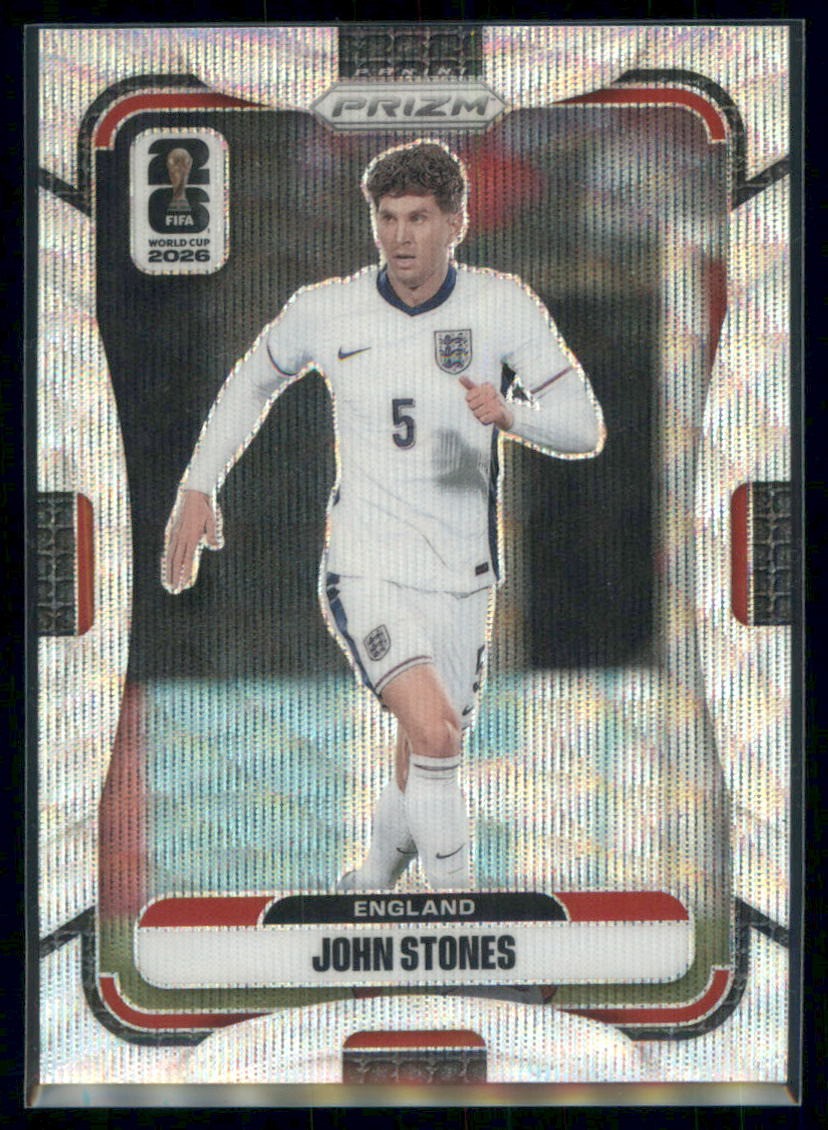 2026 Panini Prizm FIFA World Cup #106 John Stones Wave Prizm