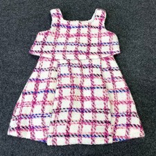 NEW Janie and Jack Tweed Plaid Sleeveless Dress Size 3