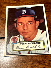 1952 Topps #252 Verb Bickford Boston Braves
