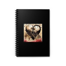 Romantic Skull Spiral Notebook - Perfect for Writers, Artists, Gifts, ... 
