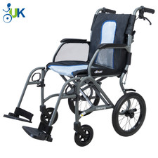 Drive AeroMg 5.7kg Transit Folding Compact Ultra light Weight Wheelchair