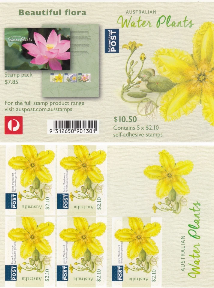 Australia 2017 Flora - Plantas acuáticas (3 folletos) Foto 2 de 3