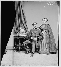 Photo:Maj. Gen. Abner Doubleday 1860s Civil War Portrait with Woman