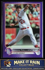Andre Pallante 2022 Topps Chrome Update Purple Refractor #USC107 Cardinals RC