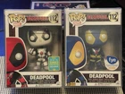 Funko Pop! 2 Marvel Deadpool #112 Thumb Up - Blue/Yellow & White/Black • VAULTED