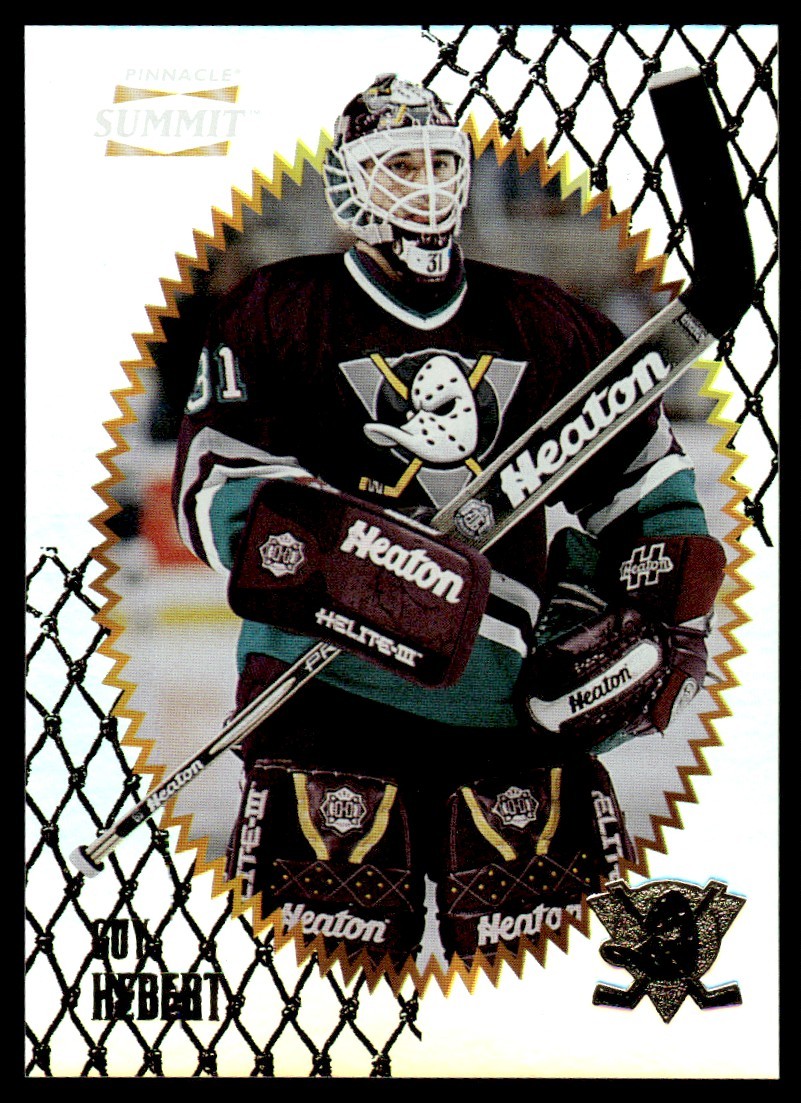 1996-97 Summit Premium Stock Guy Hebert Anaheim Mighty Ducks #75