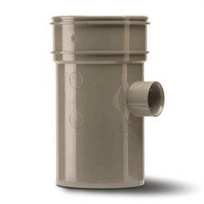 BP421G - Single Boss Pipe 4in/110mm. Single Socket 32mm.