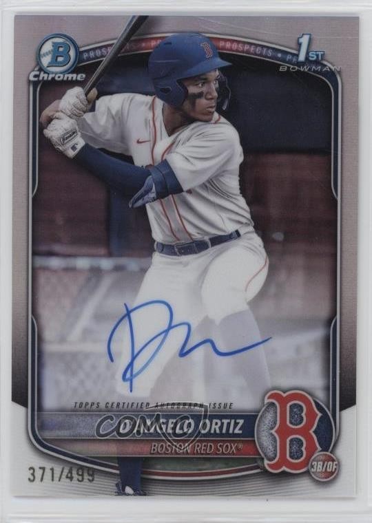 2025 Bowman Chrome Prospect Refractor 371/499 D'Angelo Ortiz #CPA-DO Auto 1mq2