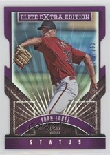 2015 Panini Elite Extra Edition Status Purple Die-Cut 109/150 Yoan Lopez #90 0v9