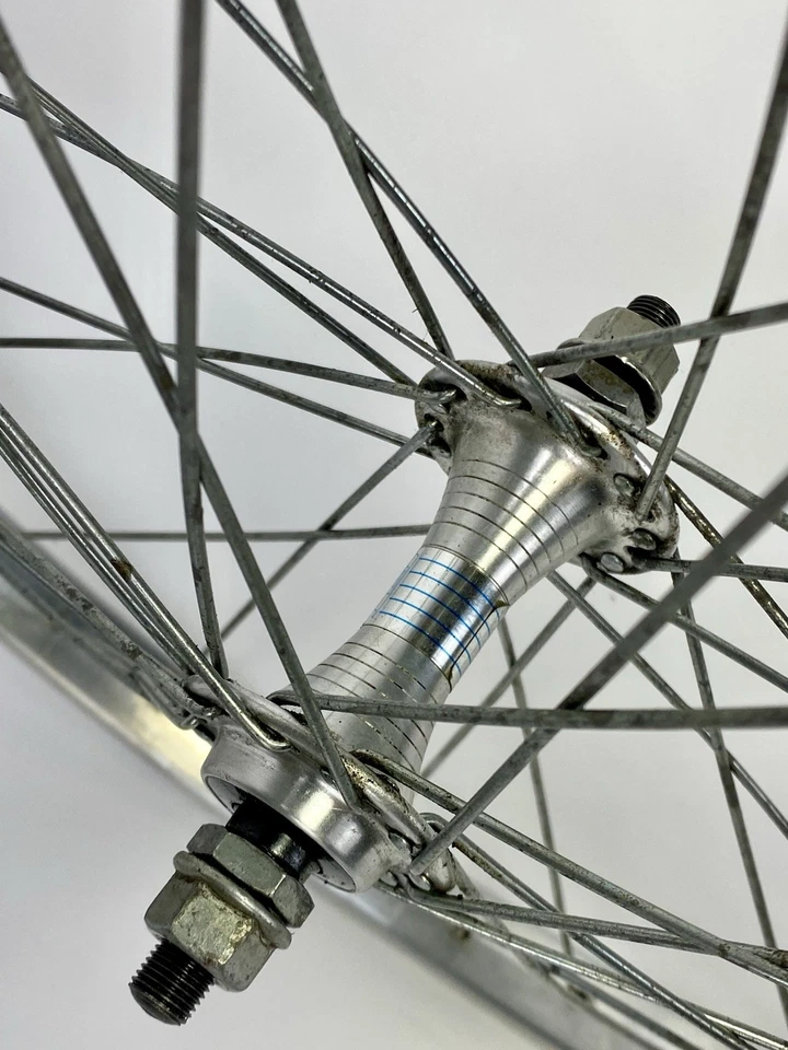 Vintage GT Race Lace Wheels Old School BMX 20”  36 Spoke Silver Aluminum 1990s - Image 4 of 4